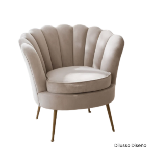 Silla de concha de lujo americana, sillón individual, pequeño apartamento, sencillo y moderno, asiento de esponja elástica, cómodo para sentarse
